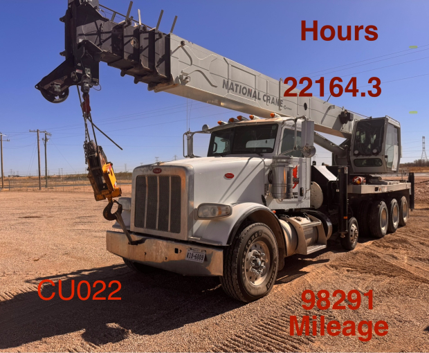 2013 Peterbilt w/National NBT50 128' boom