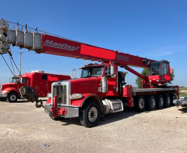 MUST SELL BY END OF YEAR $144,000 2014 Peterbilt 367 w/Manitex 50155S Crane