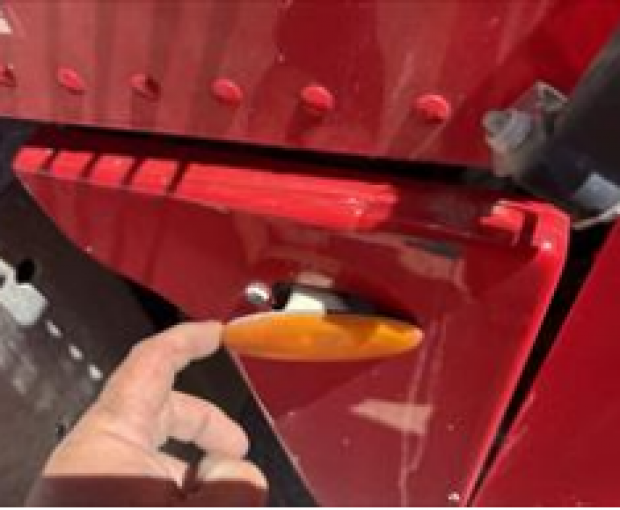 Front marker lights-Right side is broken